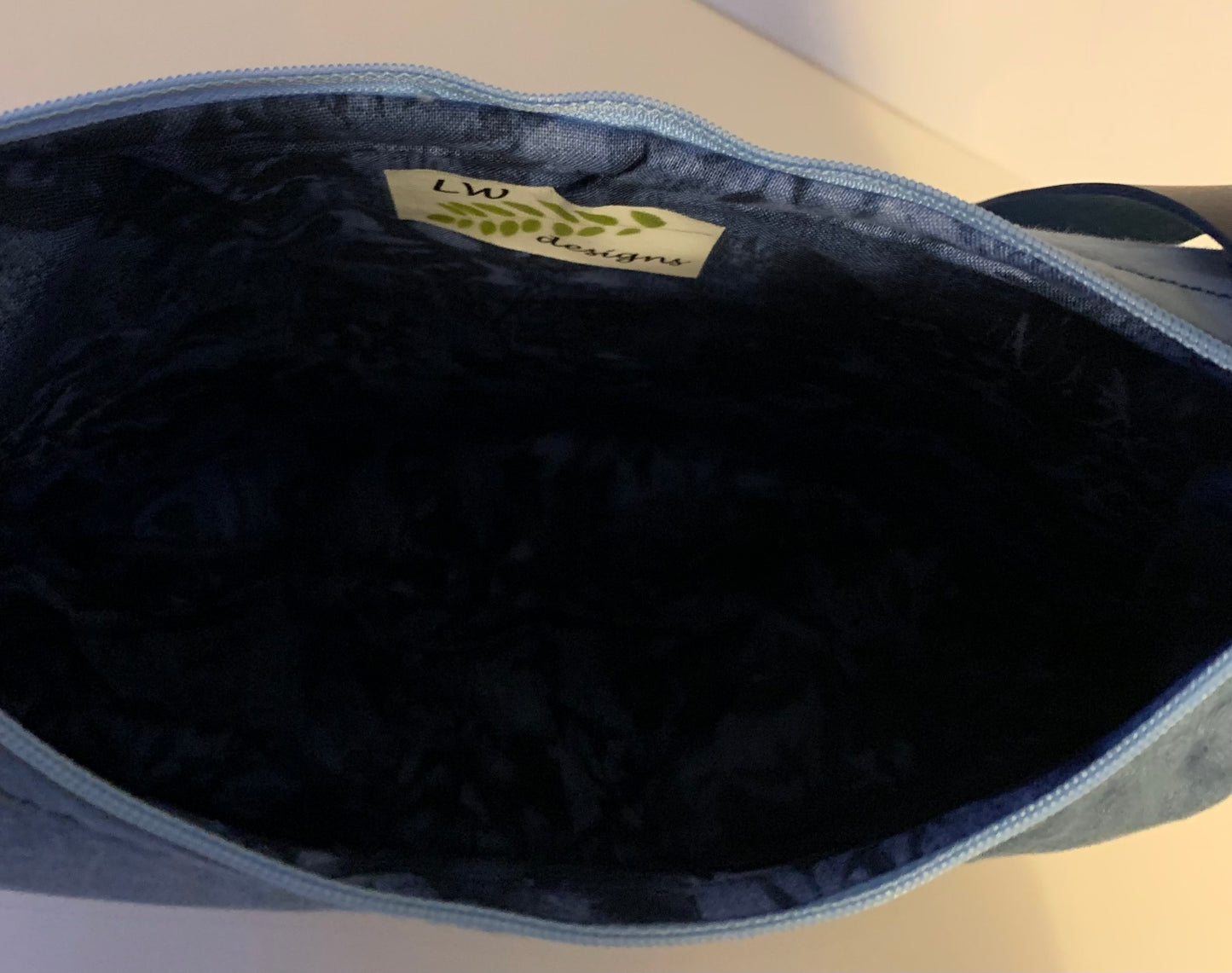 Denim Round Handbag - LW Designs