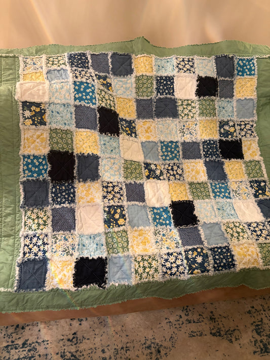 Custom Handmade Spring Rag Quilt