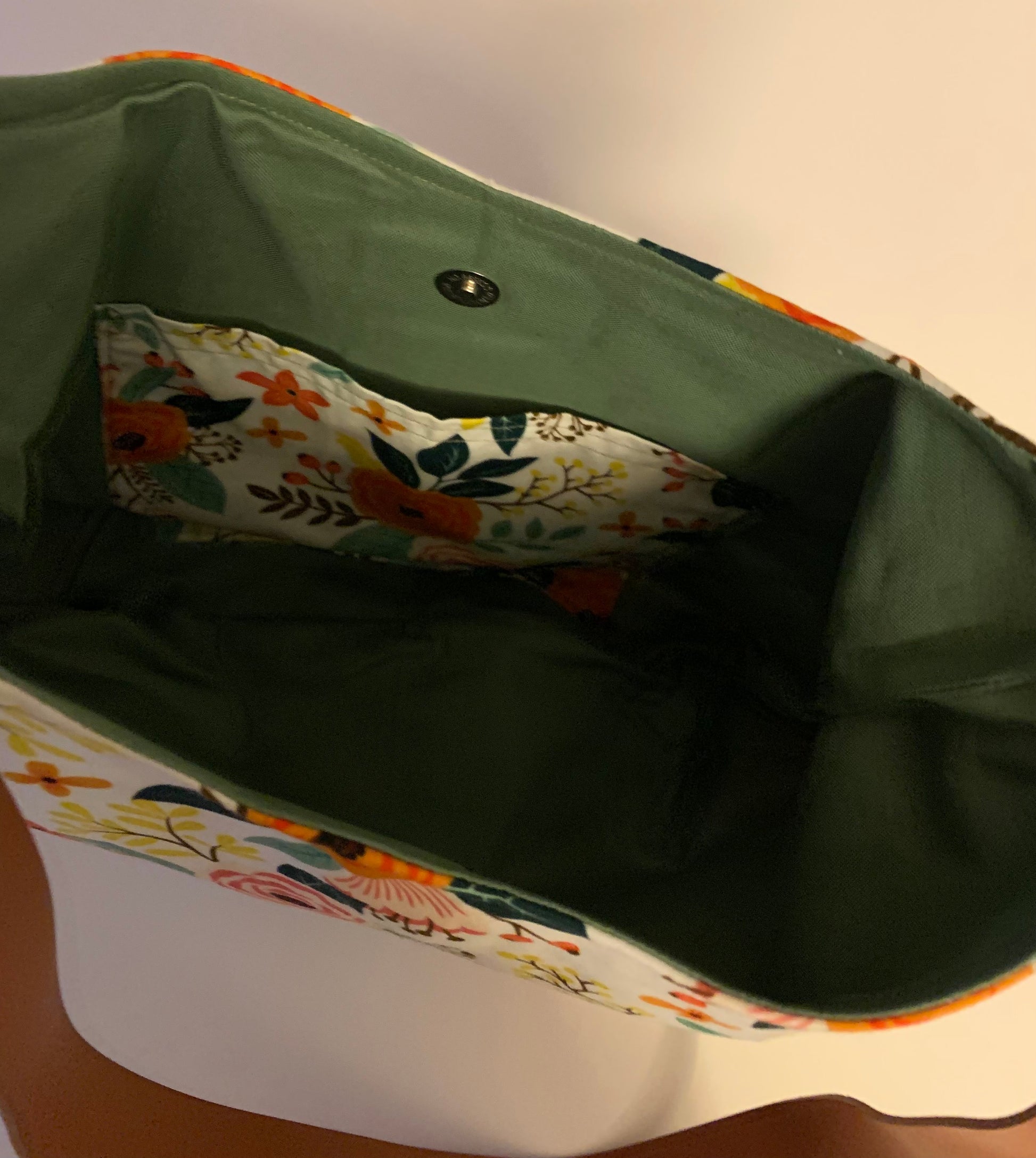 Floral Round Handbag - LW Designs