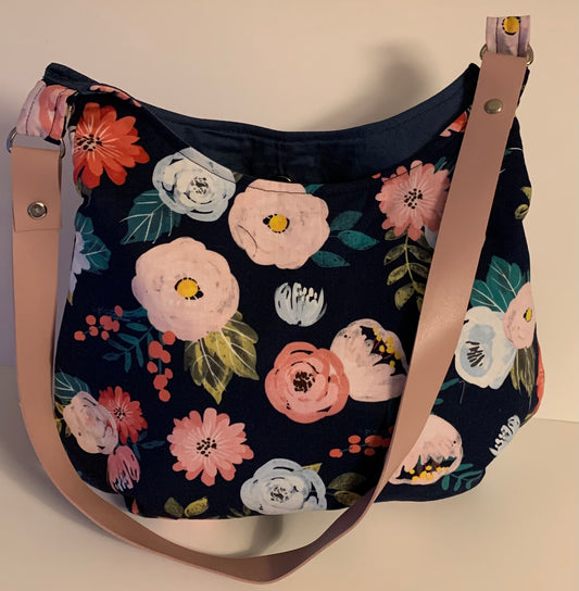 Floral Round Handbag - LW Designs