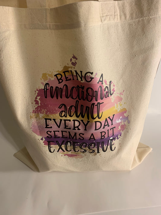 Tote Bags with Assorted Text - LW Designs