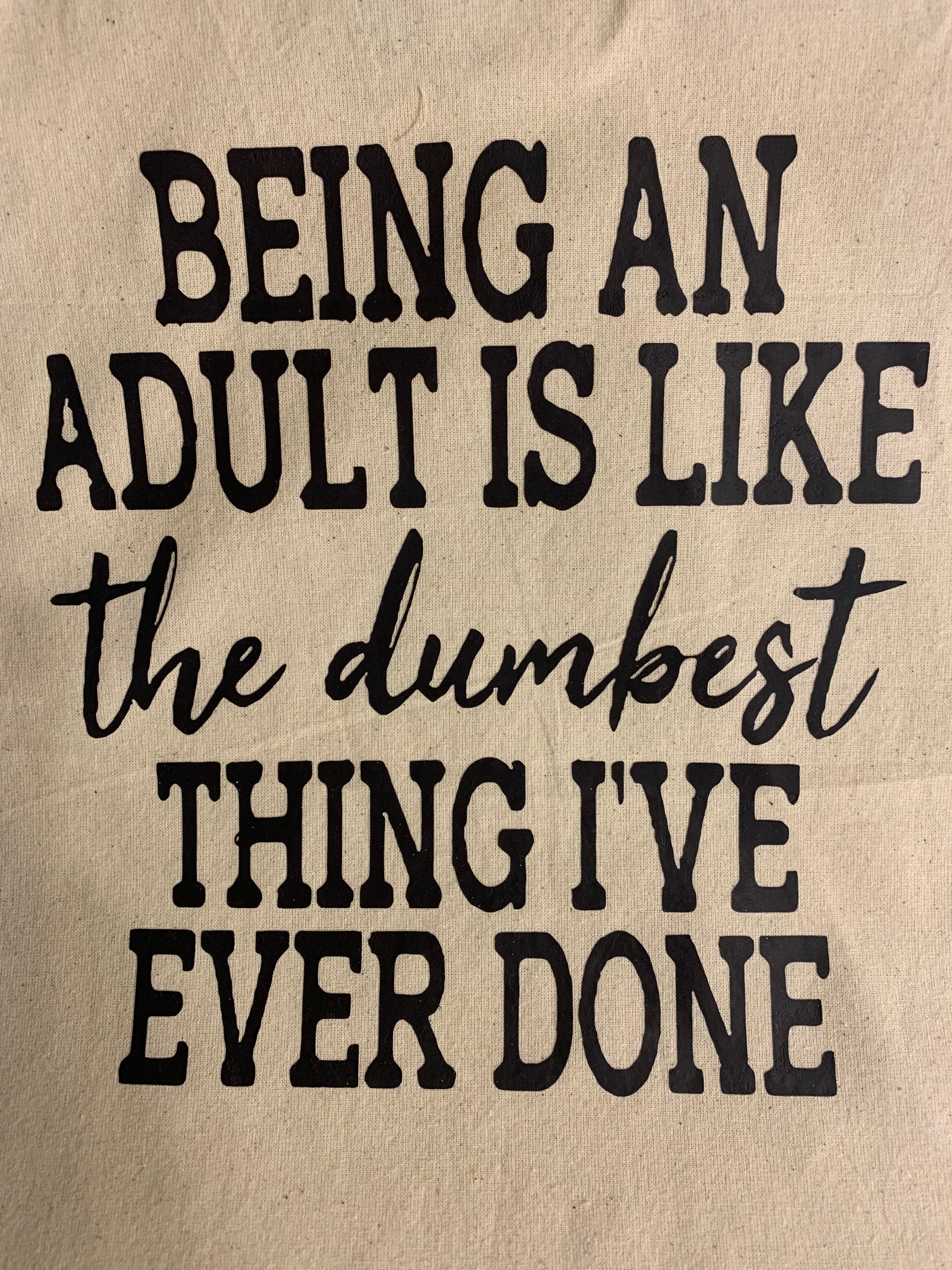 Tote Bags with Assorted Text - LW Designs