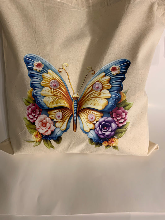 Butterfly Tote Bags - LW Designs