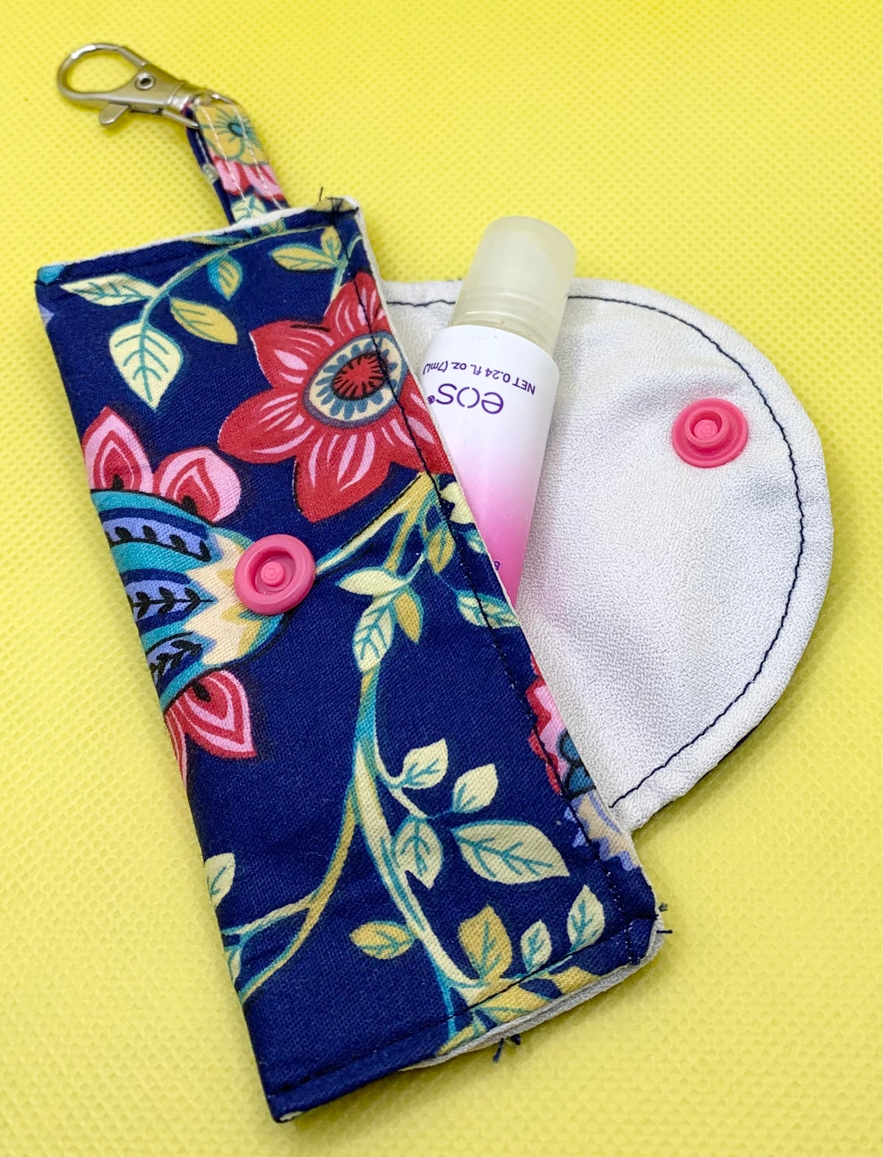 LW Designs lip balm holder with a sleek, compact design, perfect for keeping your chapstick easily accessible.