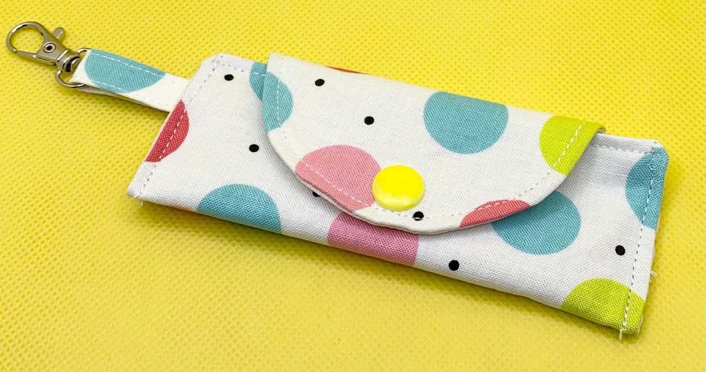 LW Designs lip balm holder with colorful, compact design for easy carrying and quick access to your chapstick.
