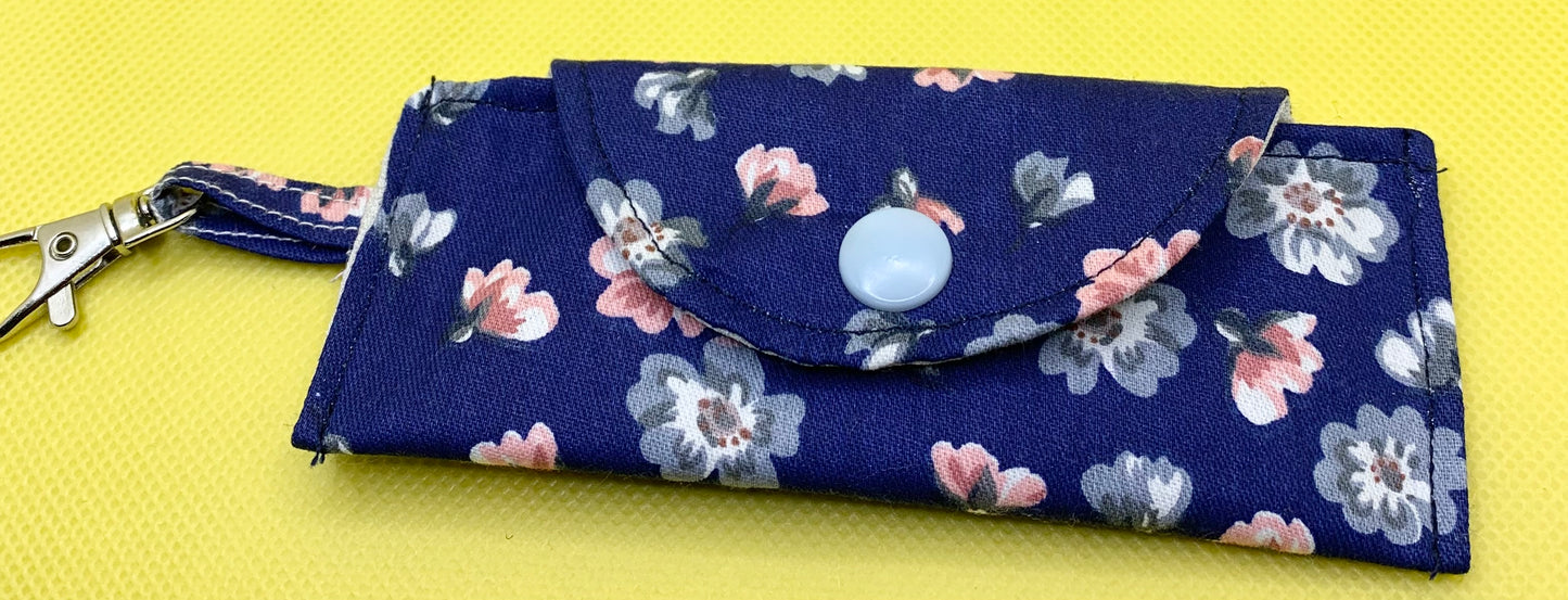 LW Designs lip balm holder with clip, compact and portable accessory for carrying chapstick securely.