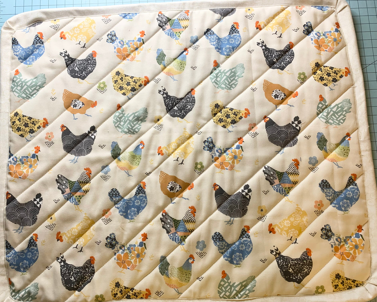 Quilted Oversized Hot Pads/Trivets - LW Designs