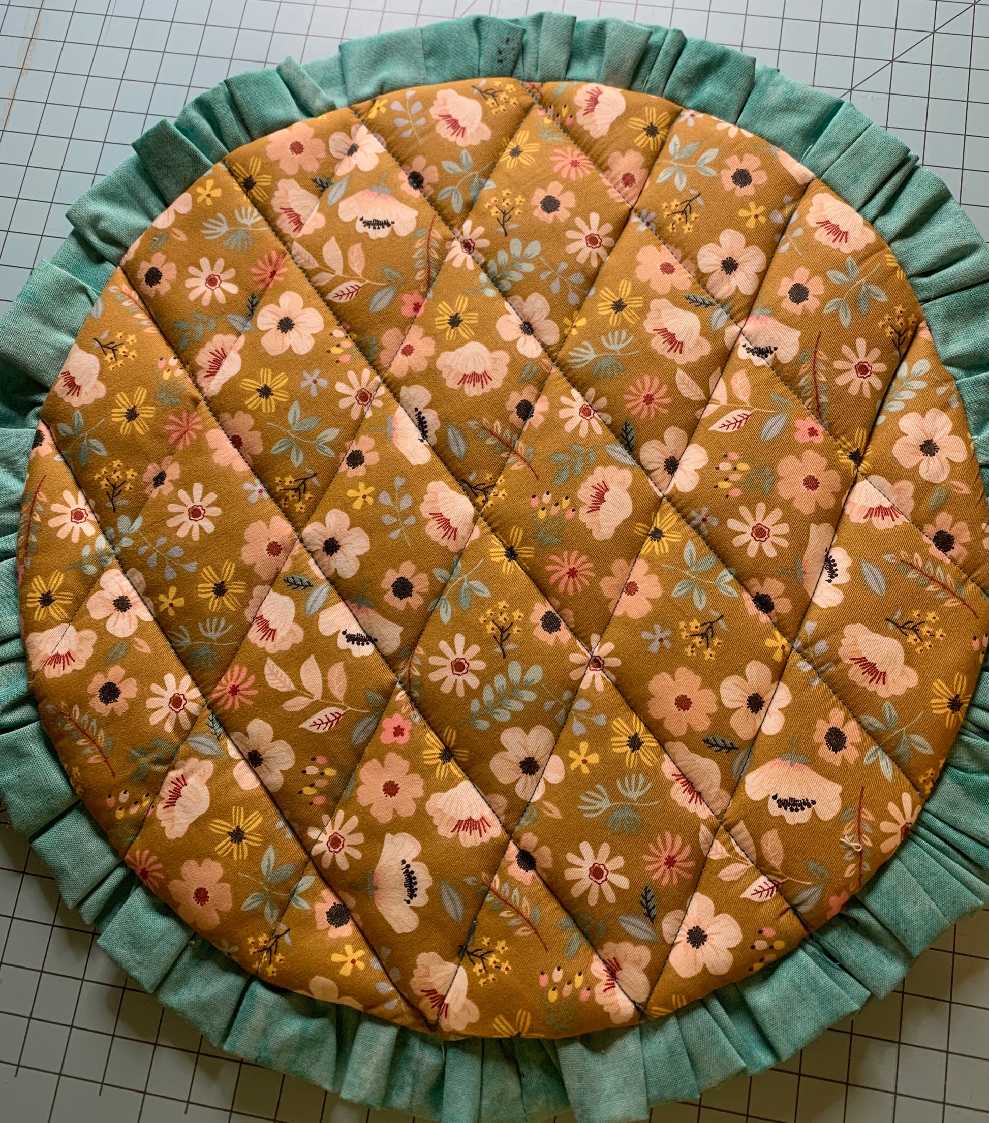 Quilted Oversized Hot Pads/Trivets - LW Designs