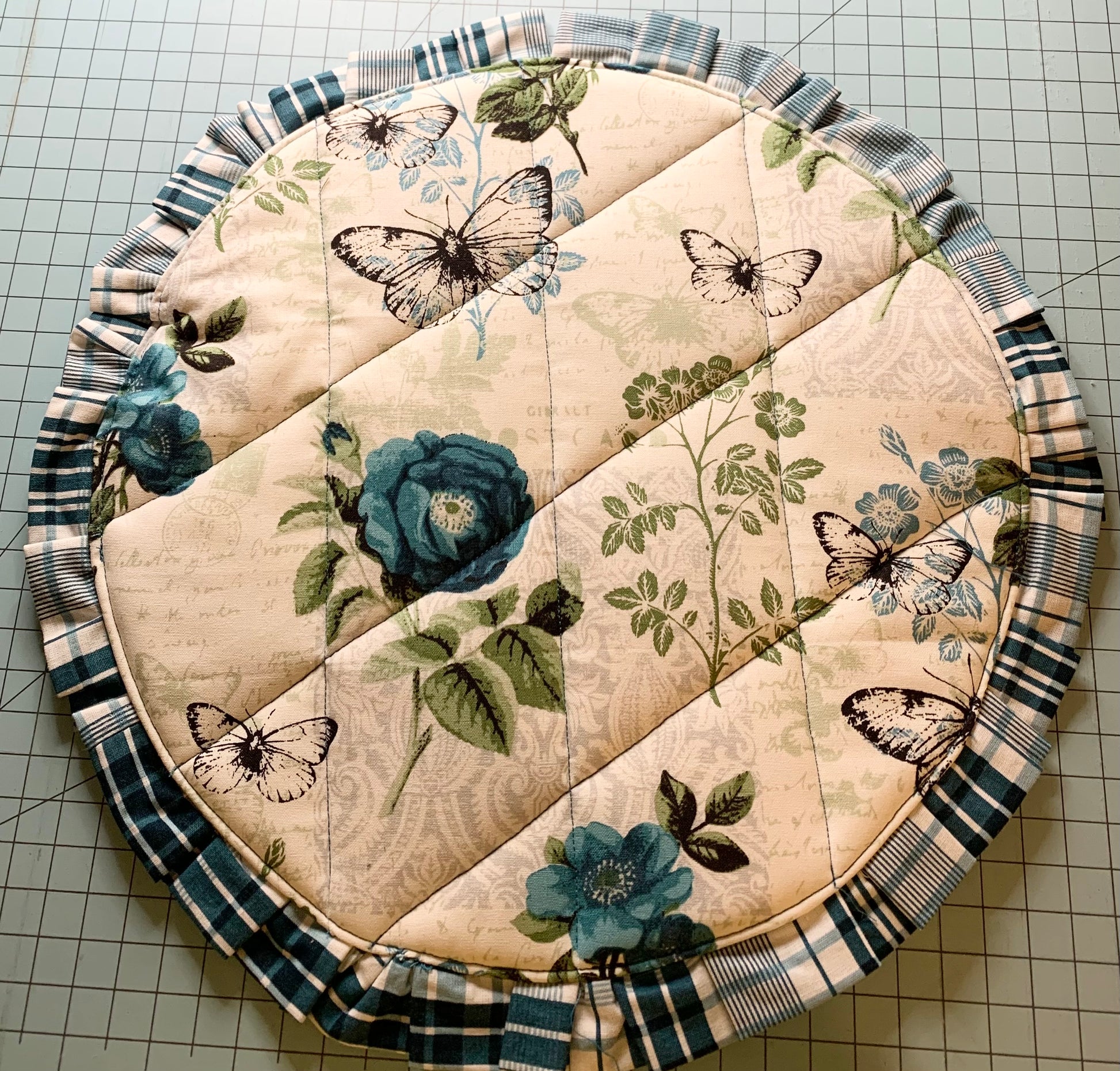 Quilted Oversized Hot Pads/Trivets - LW Designs